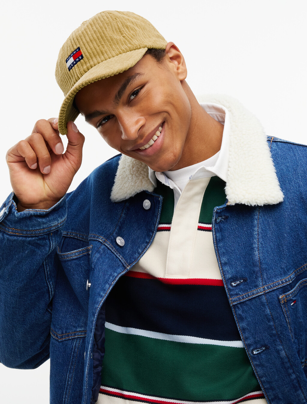 Heritage Logo Corduroy Baseball Cap, Dark Dune, hi-res