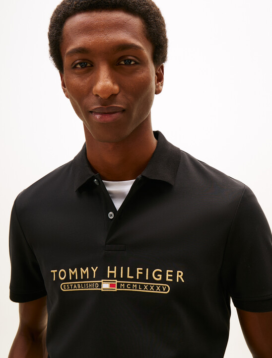 Icon Luxe 標誌刺繡 Polo 衫