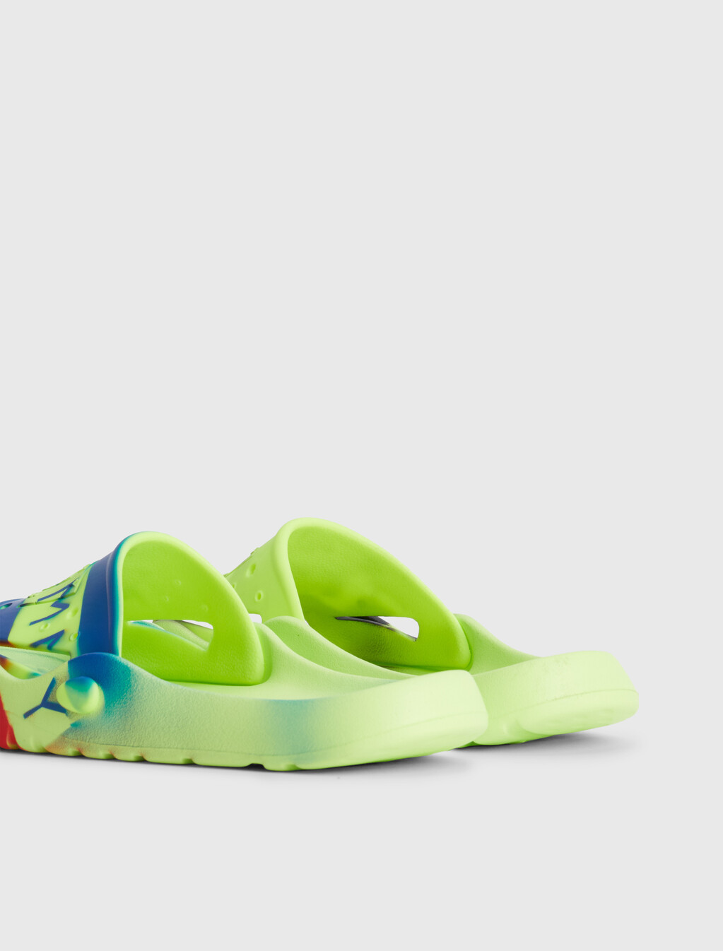 Tommy X Aries Pool Slides, Safety Yellow, hi-res