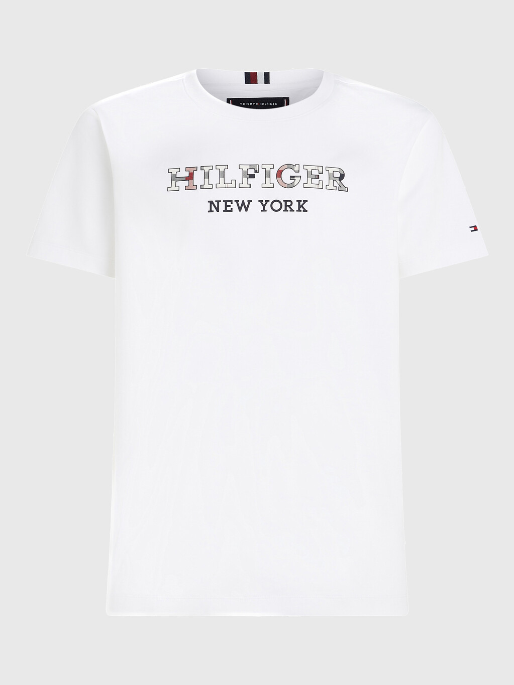 Check Monotype T-Shirt, White, hi-res