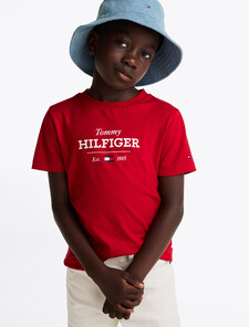 1985 Collection Logo T-Shirt, Medium Red, hi-res