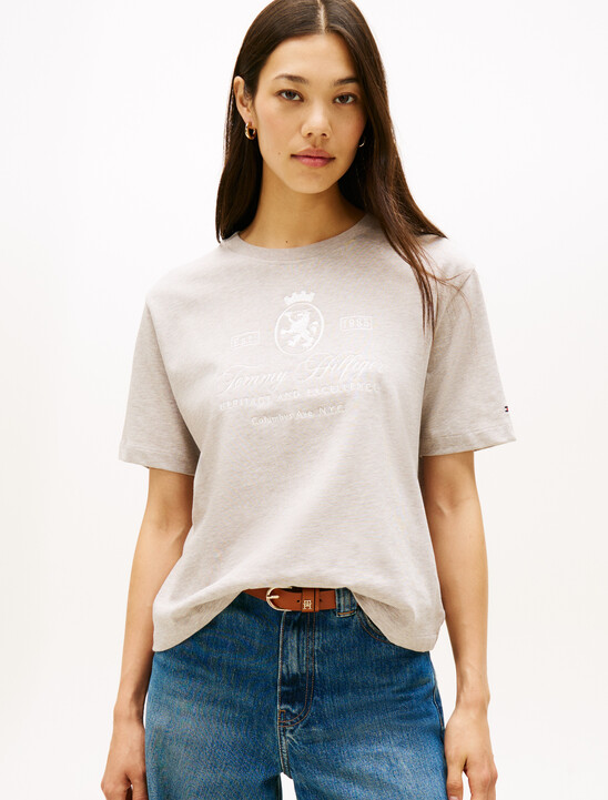 TH Crest Embroidery Relaxed T-Shirt