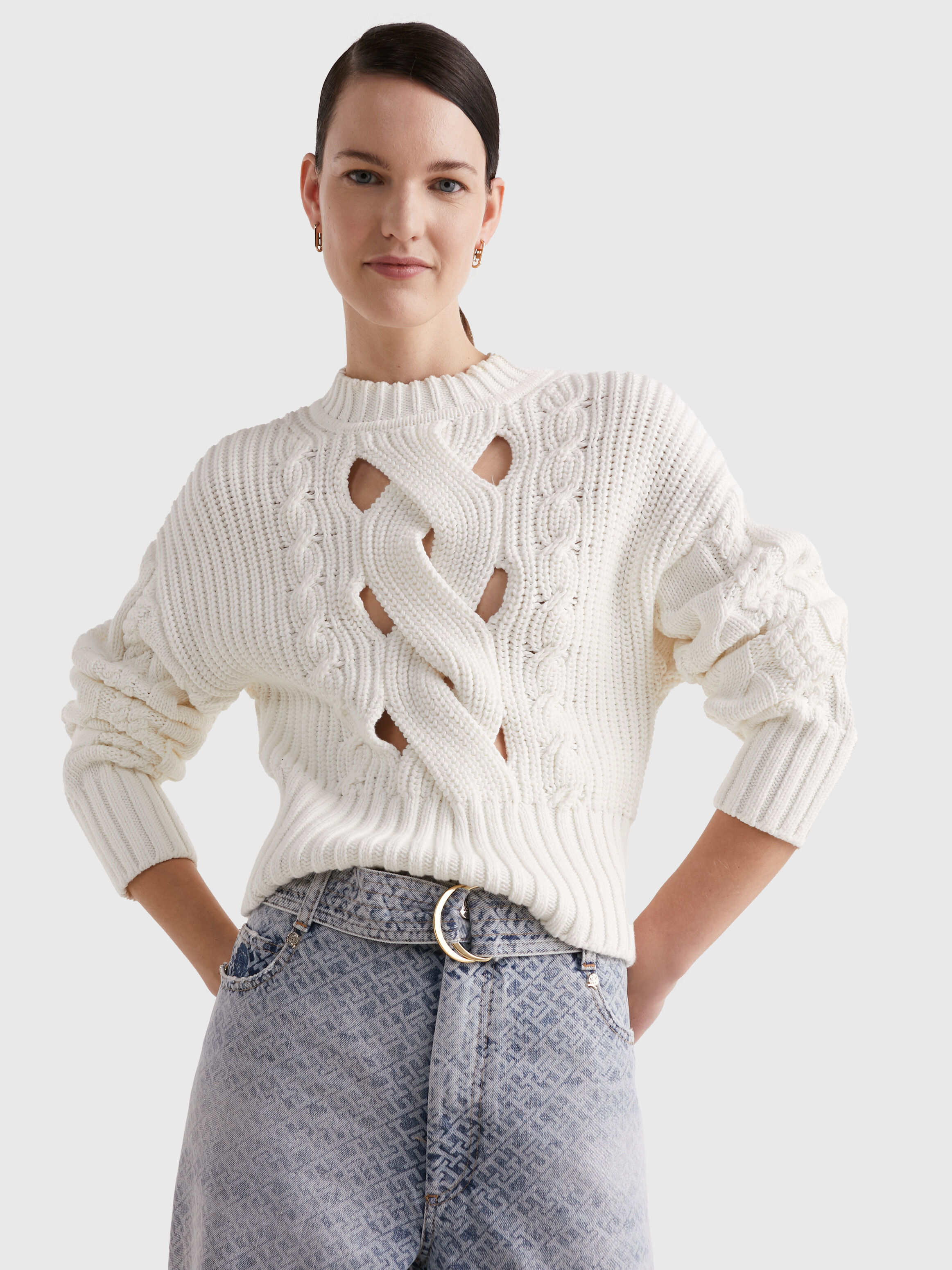 Tommy hilfiger cable clearance knit