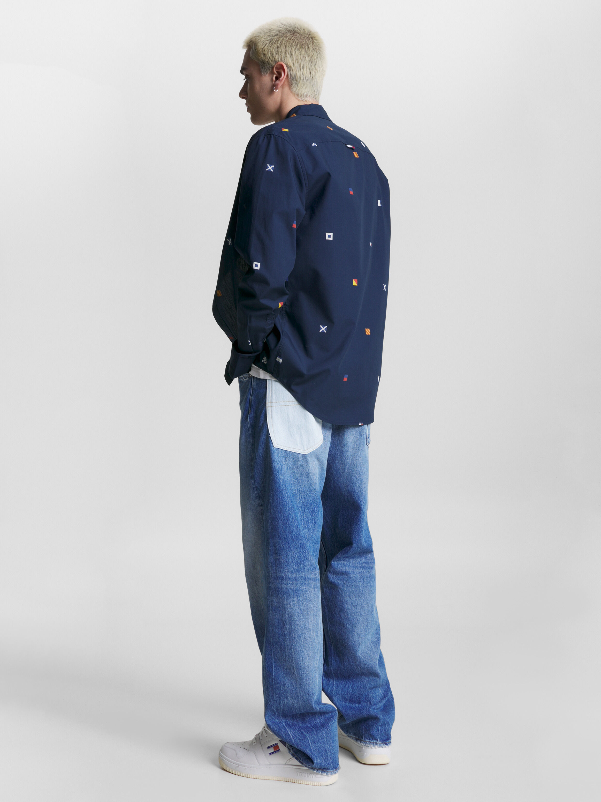 Archive Embroidery Classic Fit Shirt Tommy Hilfiger Taiwan