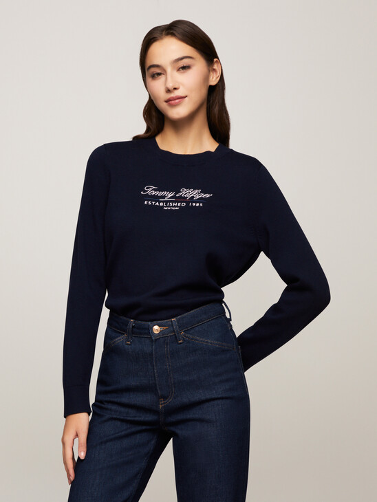 Script Logo Sweater