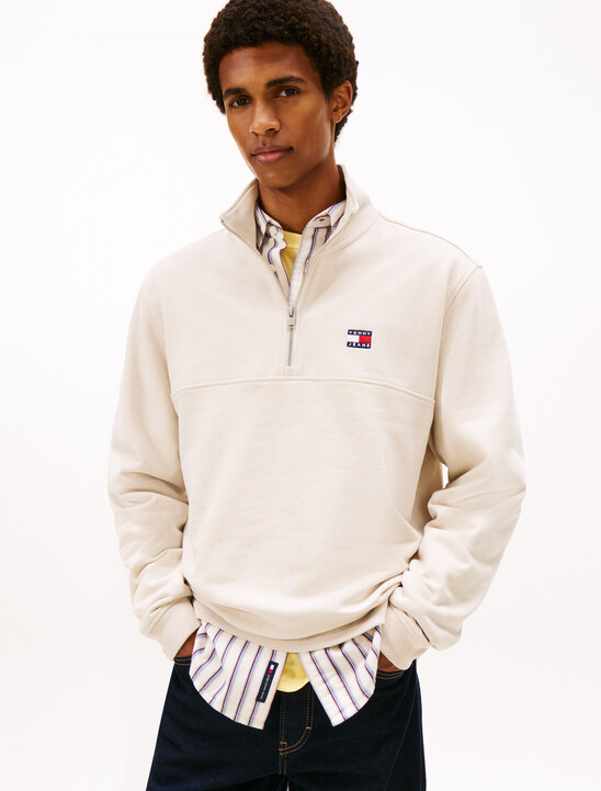 Tommy Badge Quarter-Zip Jumper