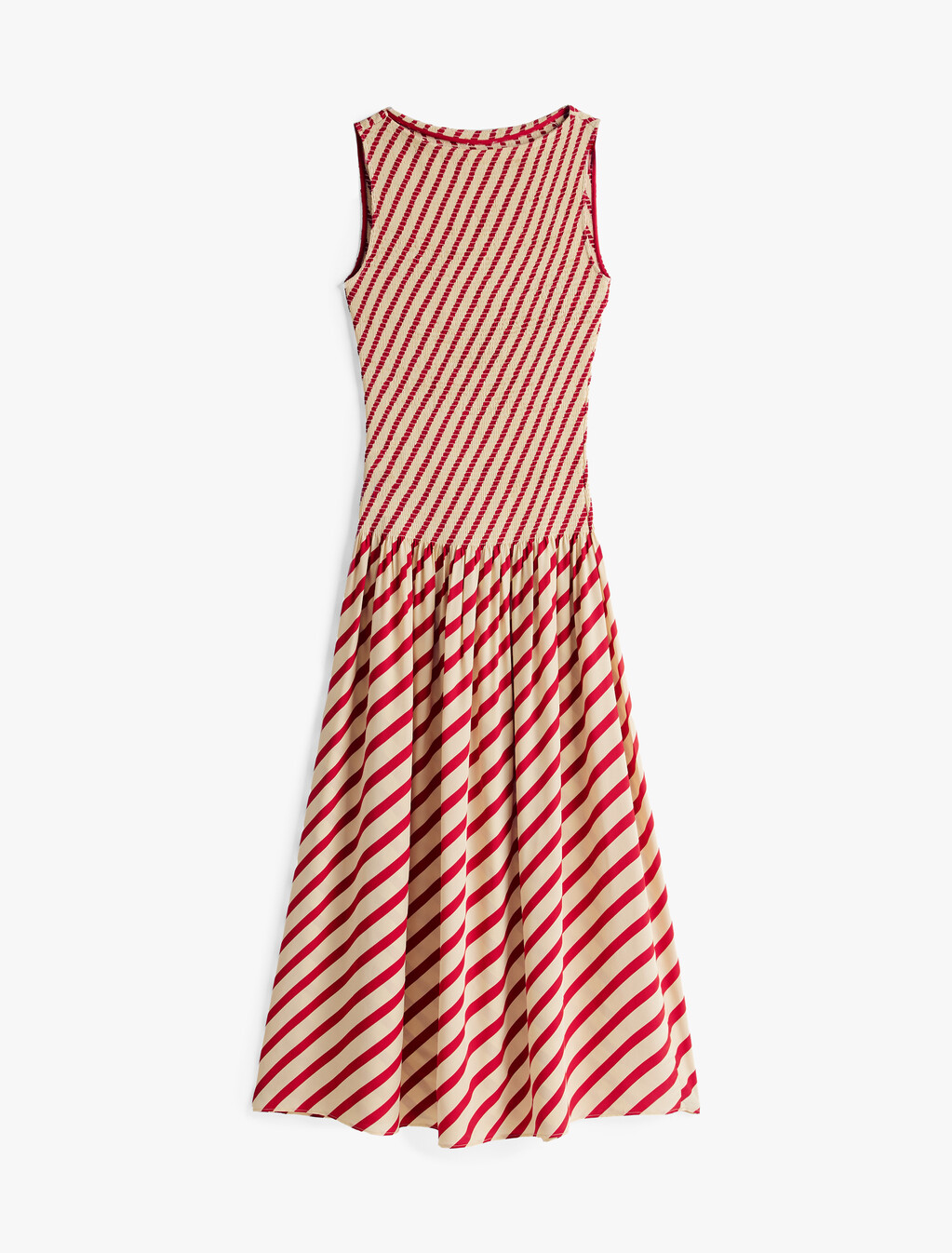 The Sofia Capsule Stripe Maxi Dress, Medium Red Stripe, hi-res