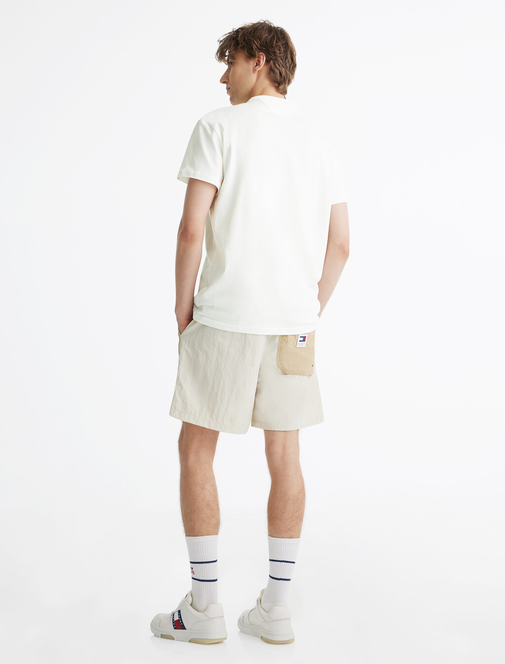 Tommy 徽章 T 恤, Ecru, hi-res