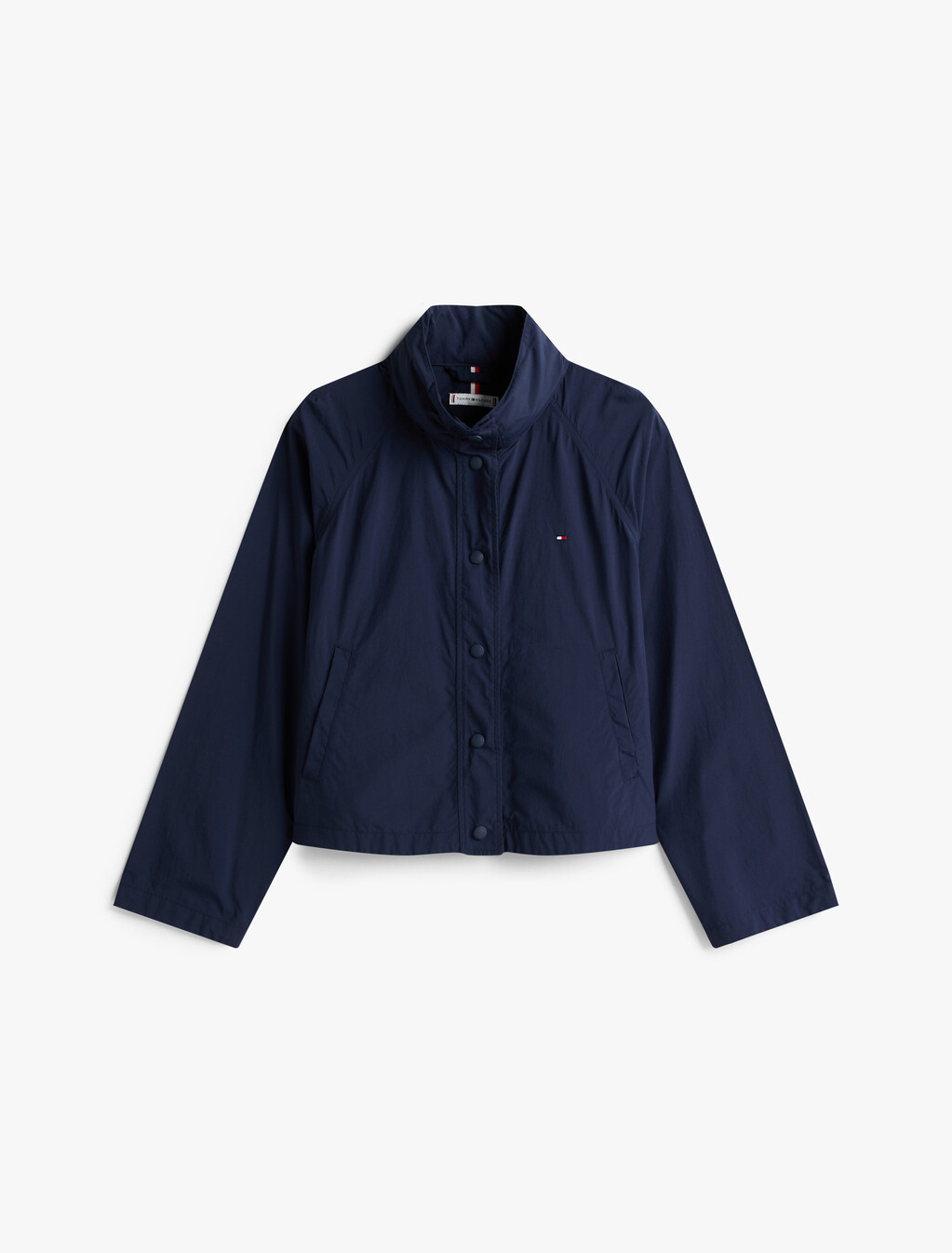 短版尼龍風衣, Dark Night Navy, hi-res