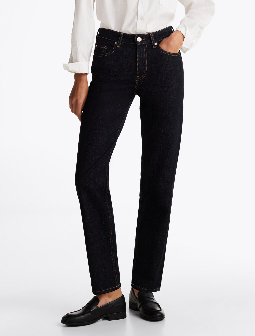 經典直筒水洗牛仔褲, Nos Rinse, hi-res