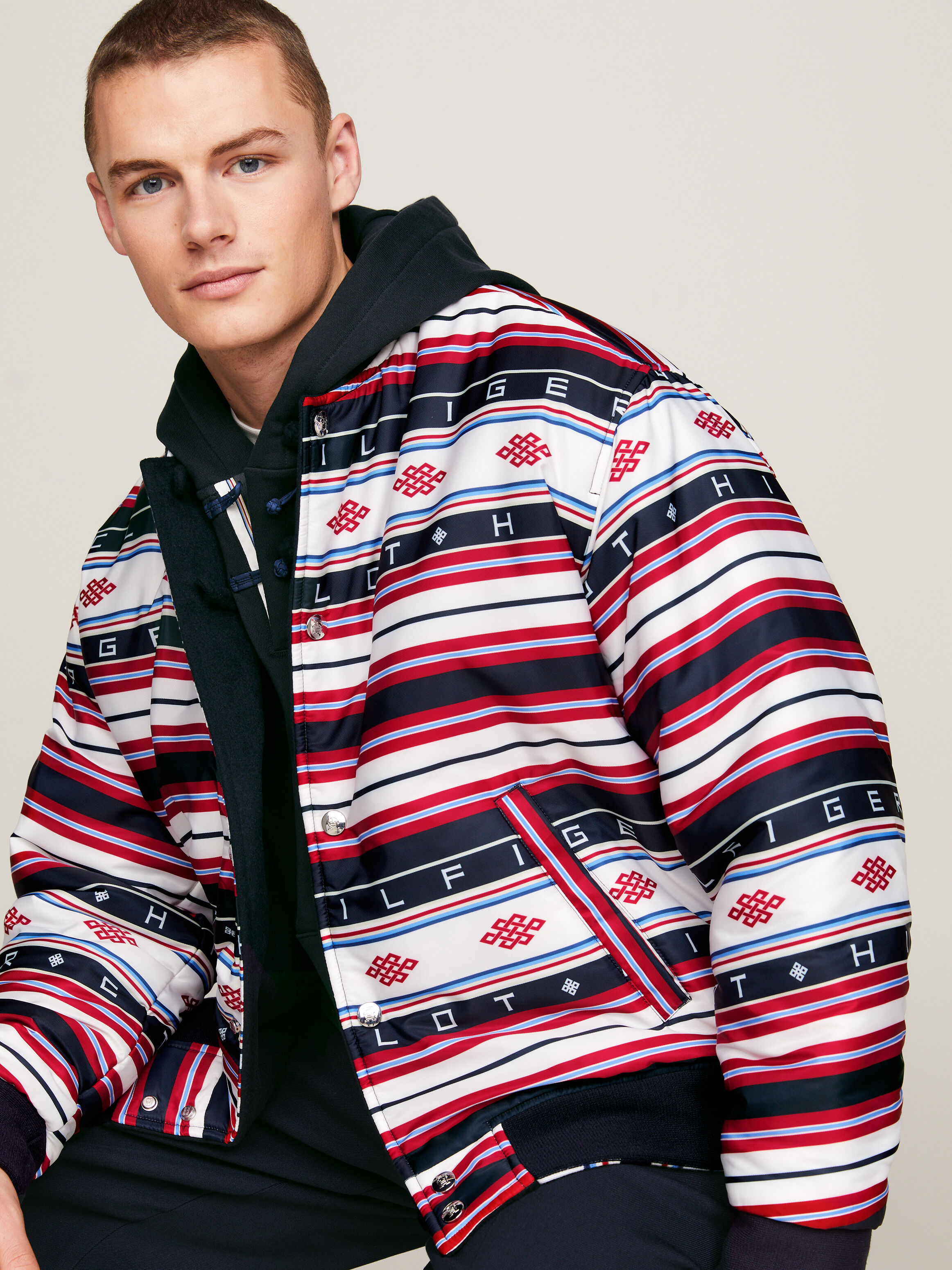 Tommy hilfiger reversible hooded jacket best sale