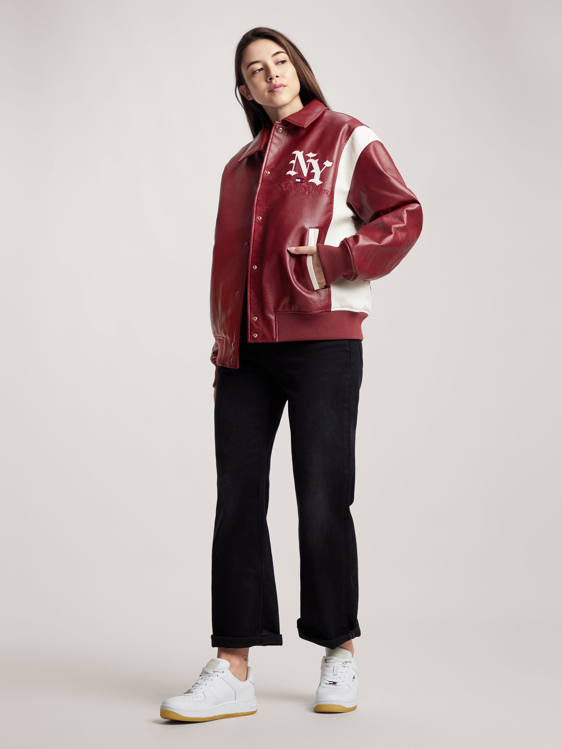 Tommy hilfiger clearance track jacket women's
