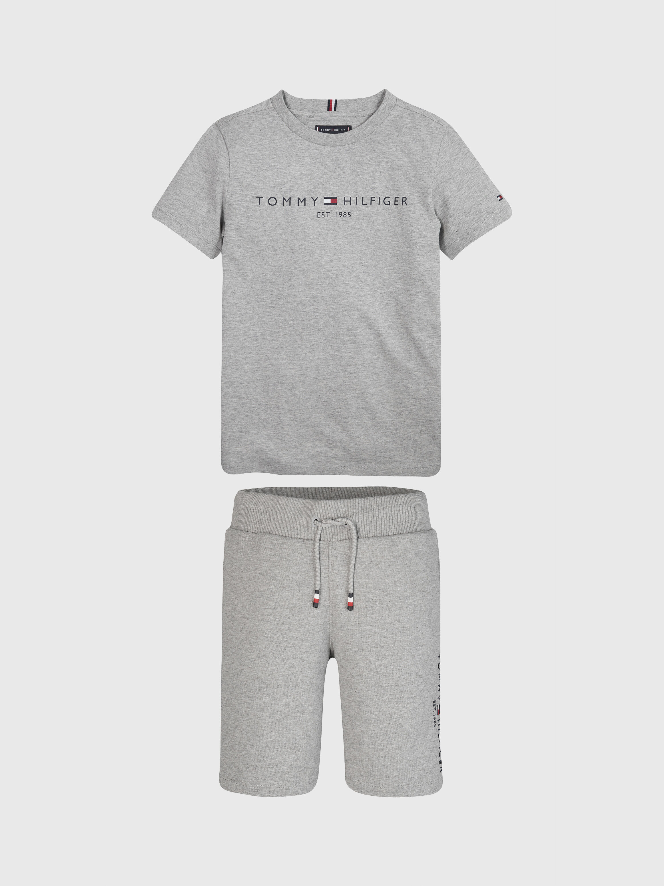 Essential T Shirt And Shorts Set grey Tommy Hilfiger Taiwan