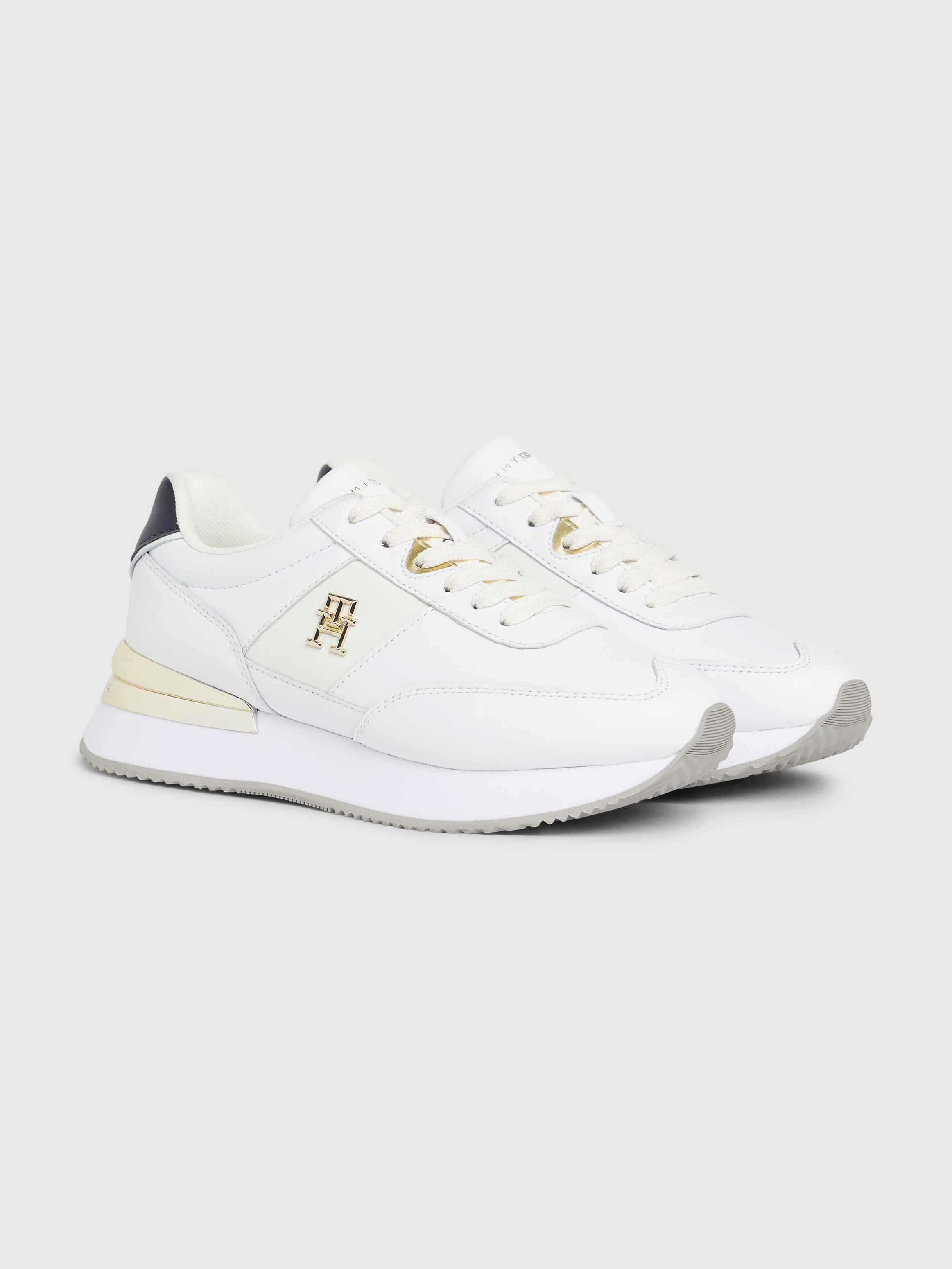 Elevated Leather Runner Trainers Tommy Hilfiger Taiwan