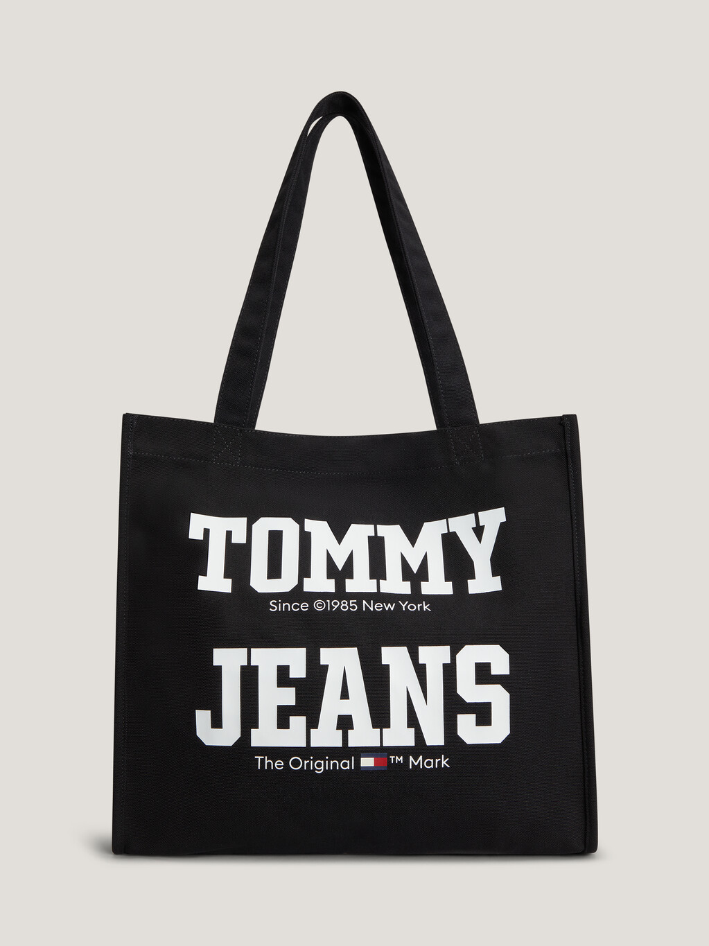 Tommy Jeans 帆布托特包, Black, hi-res