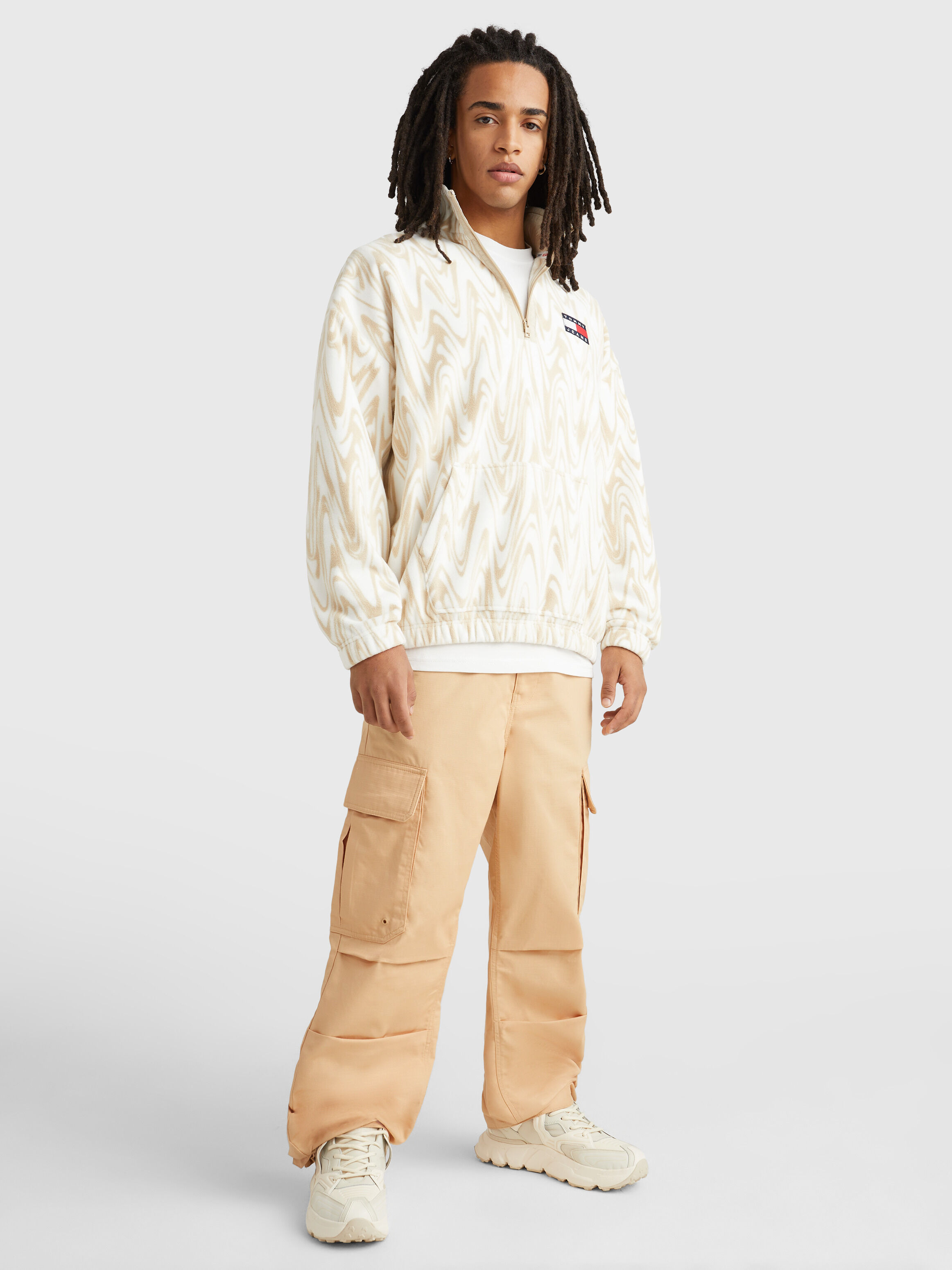 Aiden Baggy Cargo Trousers natural Tommy Hilfiger Taiwan