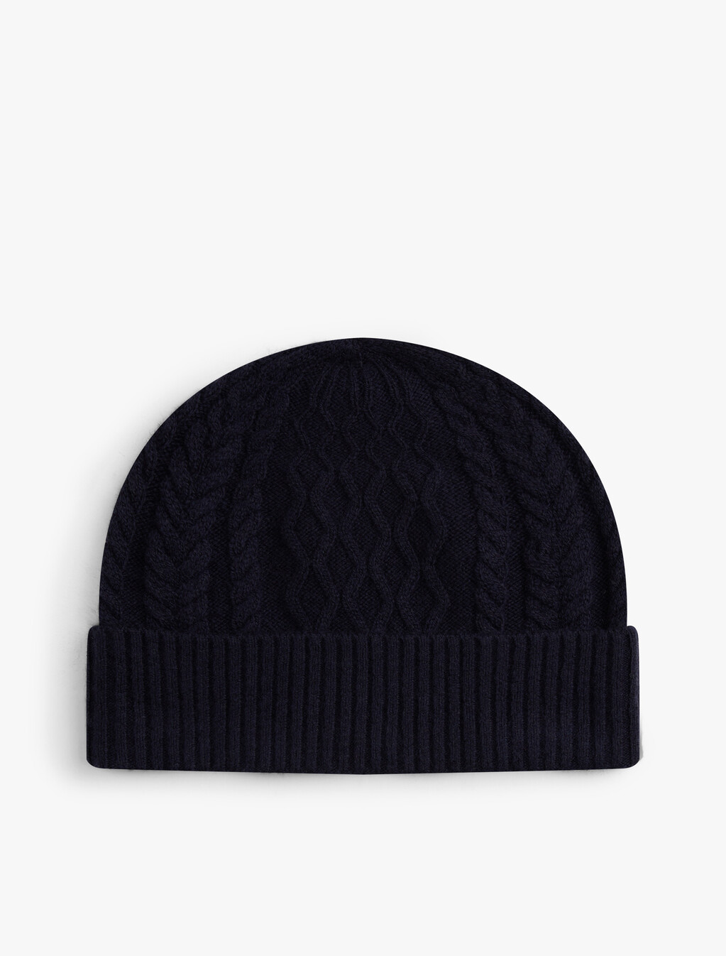 TH Crest Cable Knit Beanie, Space Blue / Red, hi-res