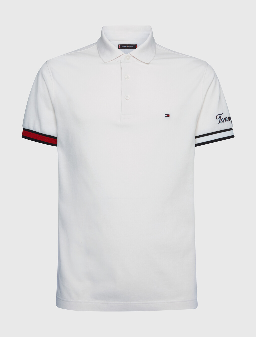 標誌修身版型 Polo 衫, Weathered White, hi-res
