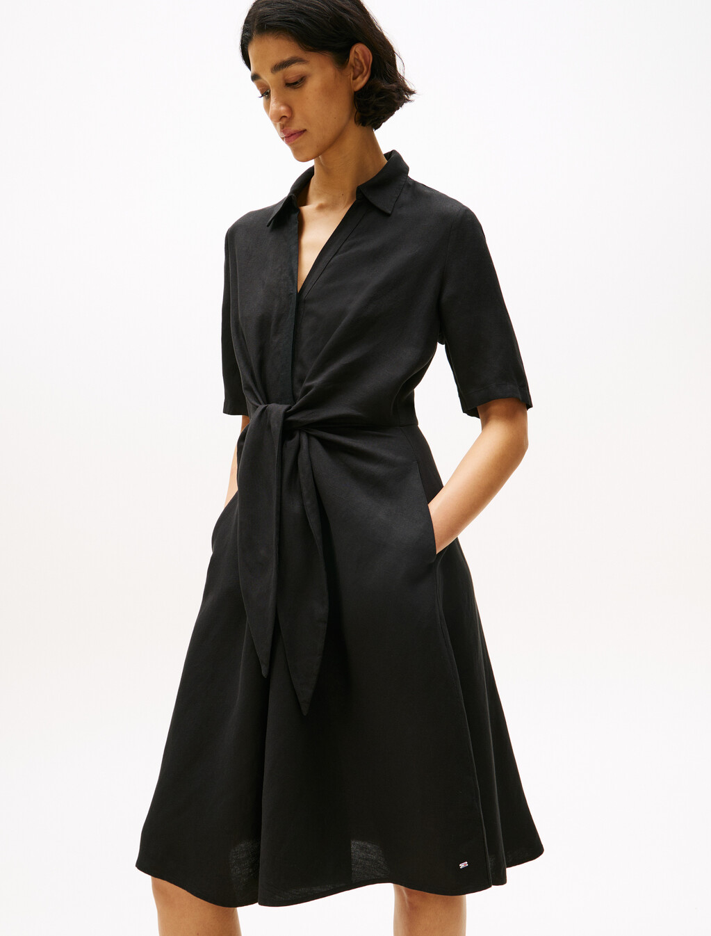 LNN VS KNTTD S/S DRSBlack, Black, hi-res