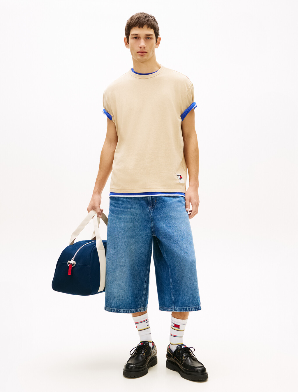 90s Waving Flag T-Shirt, Gentle Gold, hi-res