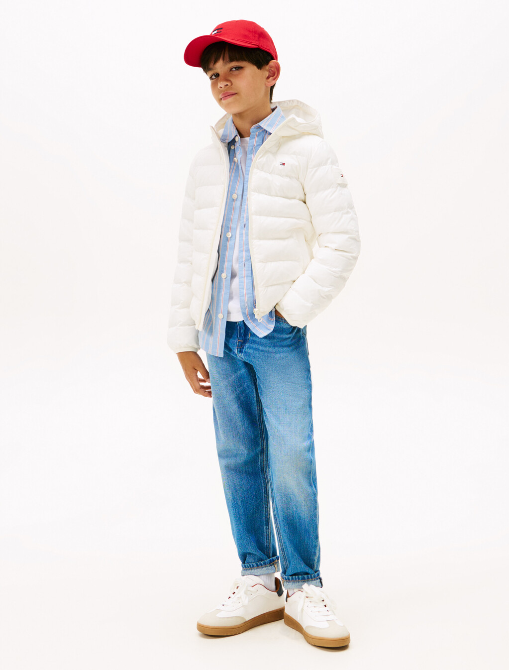 Ultra Lightweight Padded Jacket, Ivory Silk, hi-res
