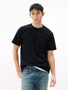 UV Cooling Embossed Logo Pique T-Shirt, Desert Sky, hi-res