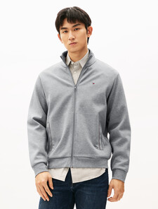 Intechno Zip Thru Sweatshirt, Medium Grey Heather, hi-res