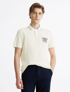 Hilfiger Icon Regular Polo, Ivory Petal, hi-res