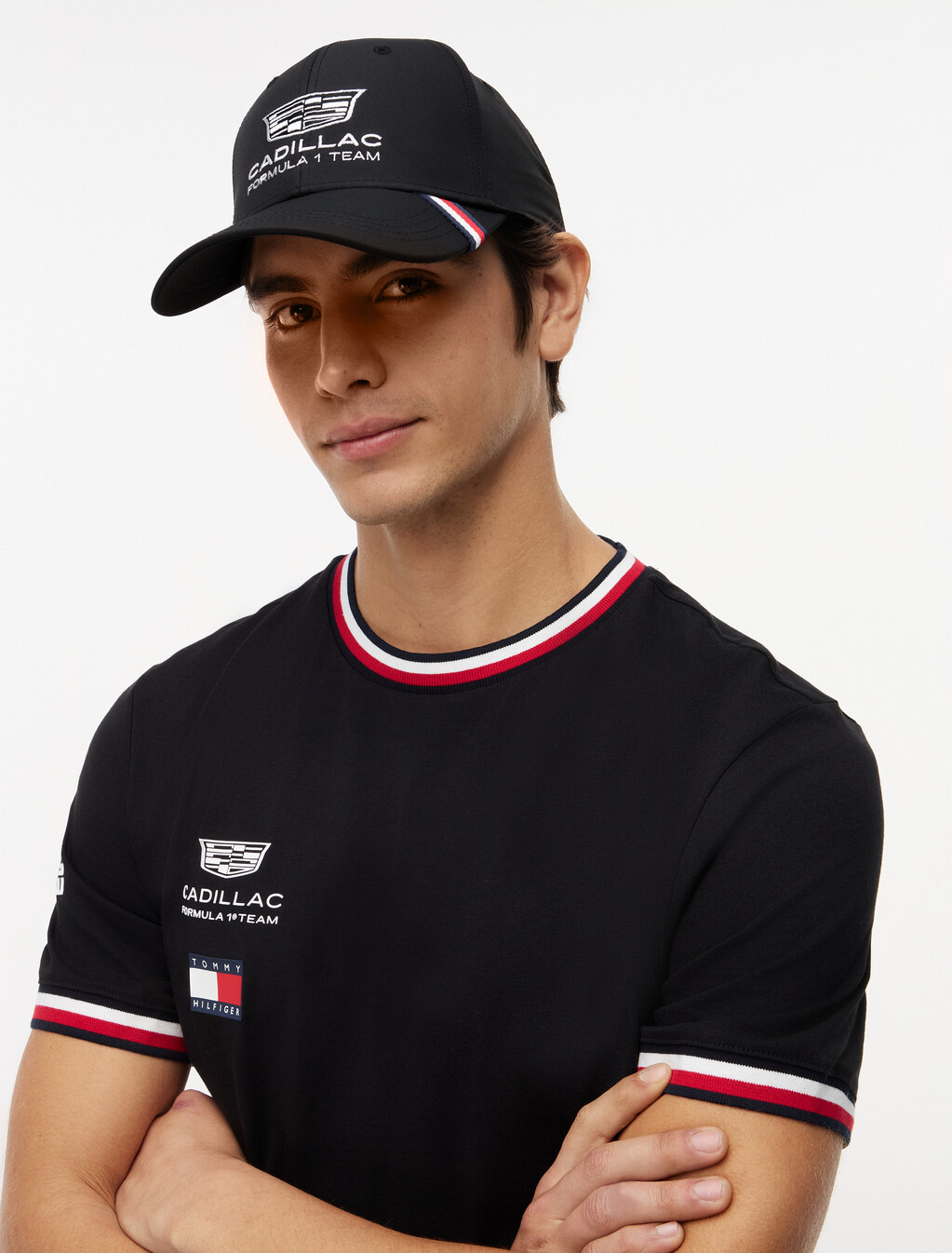 TH x Cadillac Formula 1&reg; 車隊復刻版棒球帽, Black, hi-res