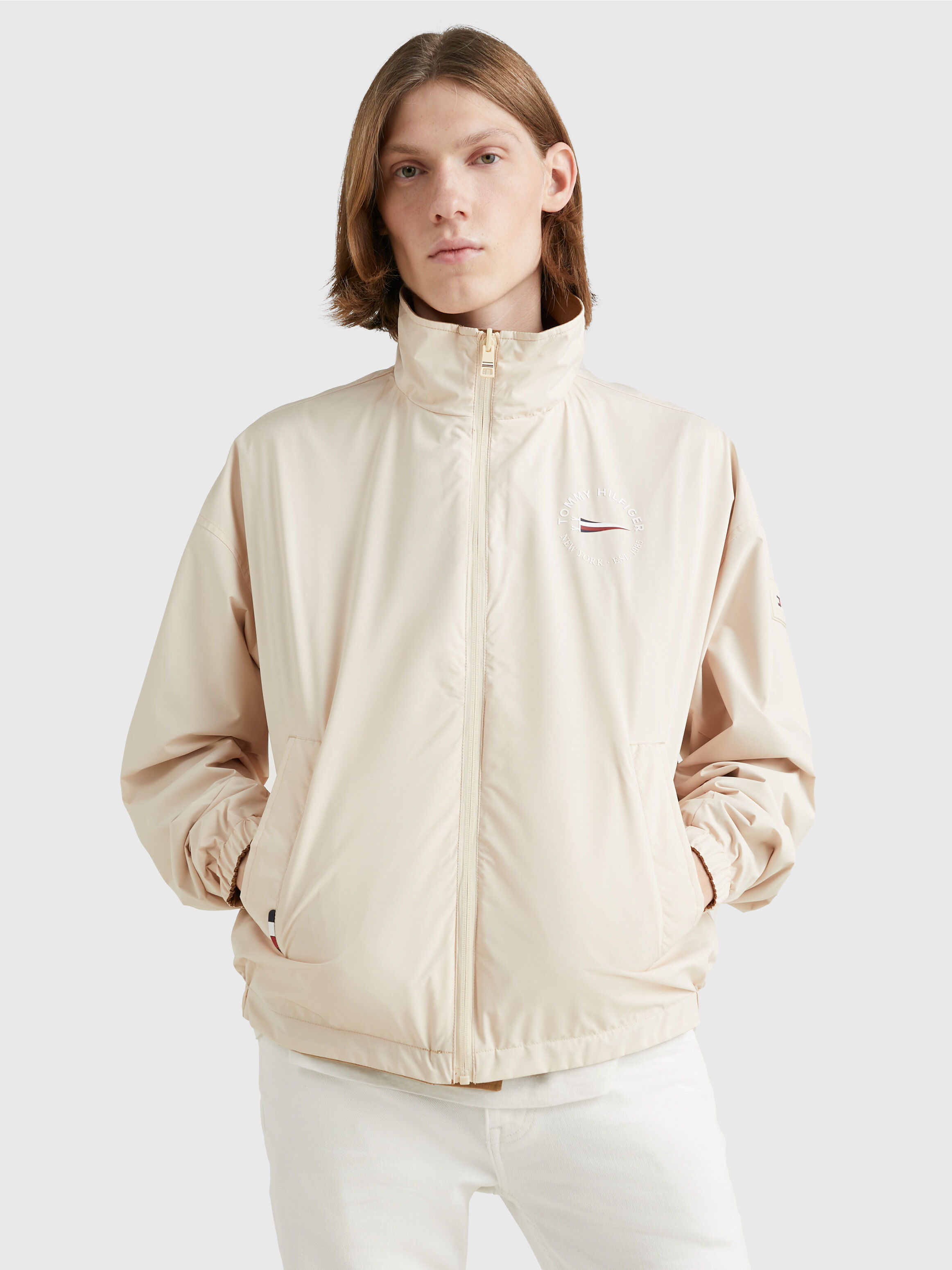 Tommy hilfiger reversible windbreaker online