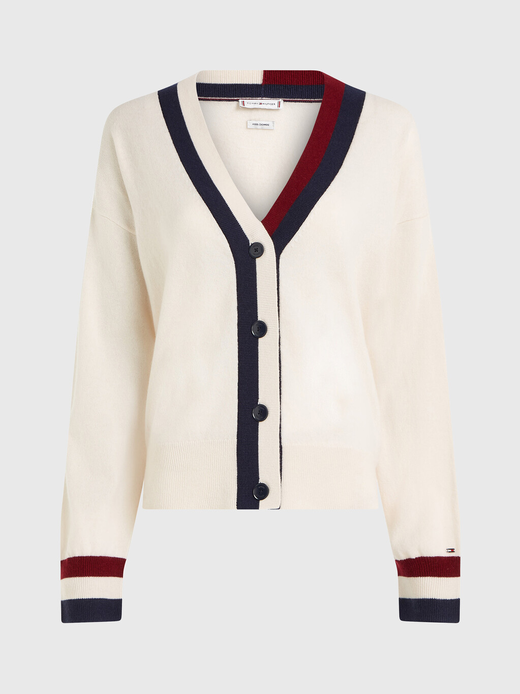 Global Stripe Relaxed Fit Cardigan Tommy Hilfiger Taiwan
