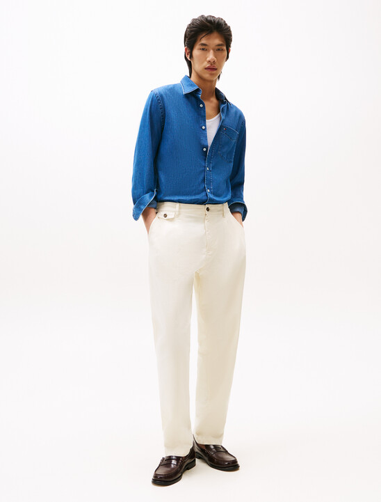 Regular Fit Lightweight Denim Shirt