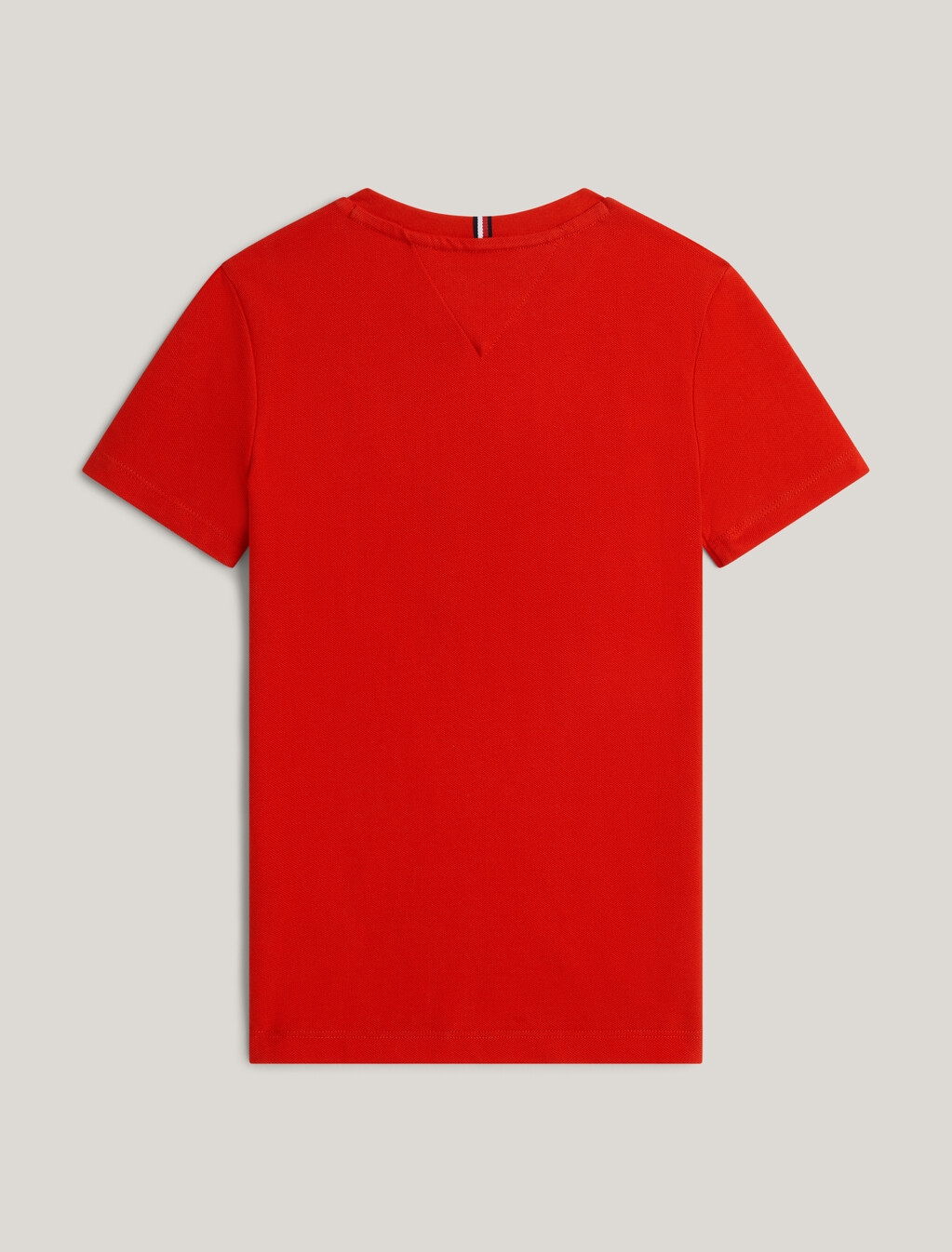 Hilfiger Monotype Archive 徽章Logo刺繡 T 恤, Fierce Red, hi-res
