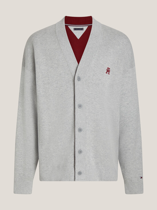 TH Monogram Interlock Cotton Cardigan