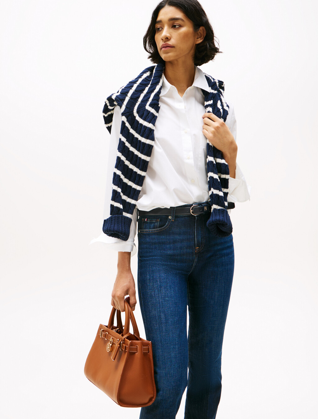 The American Icon Leather Tote Bag, Cinnamon Bark, hi-res