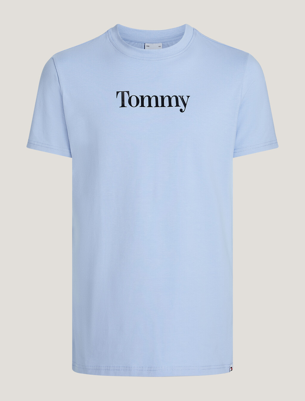 Metallic Tommy Extra Slim T-Shirt, Moderate Blue, hi-res