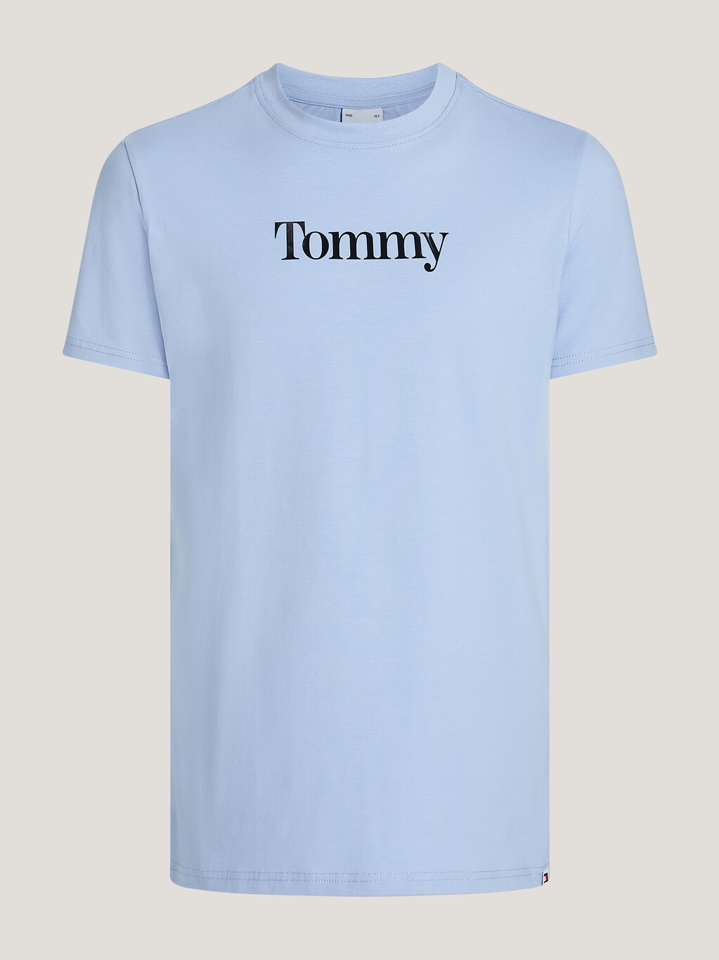 金屬色 Tommy 超修身 T 恤, Moderate Blue, hi-res