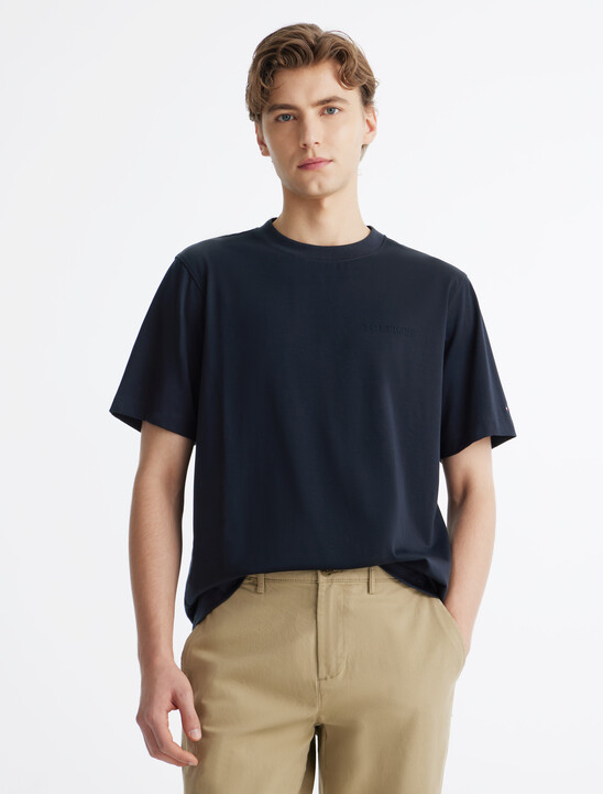 Hilfiger 壓花標誌 T 恤