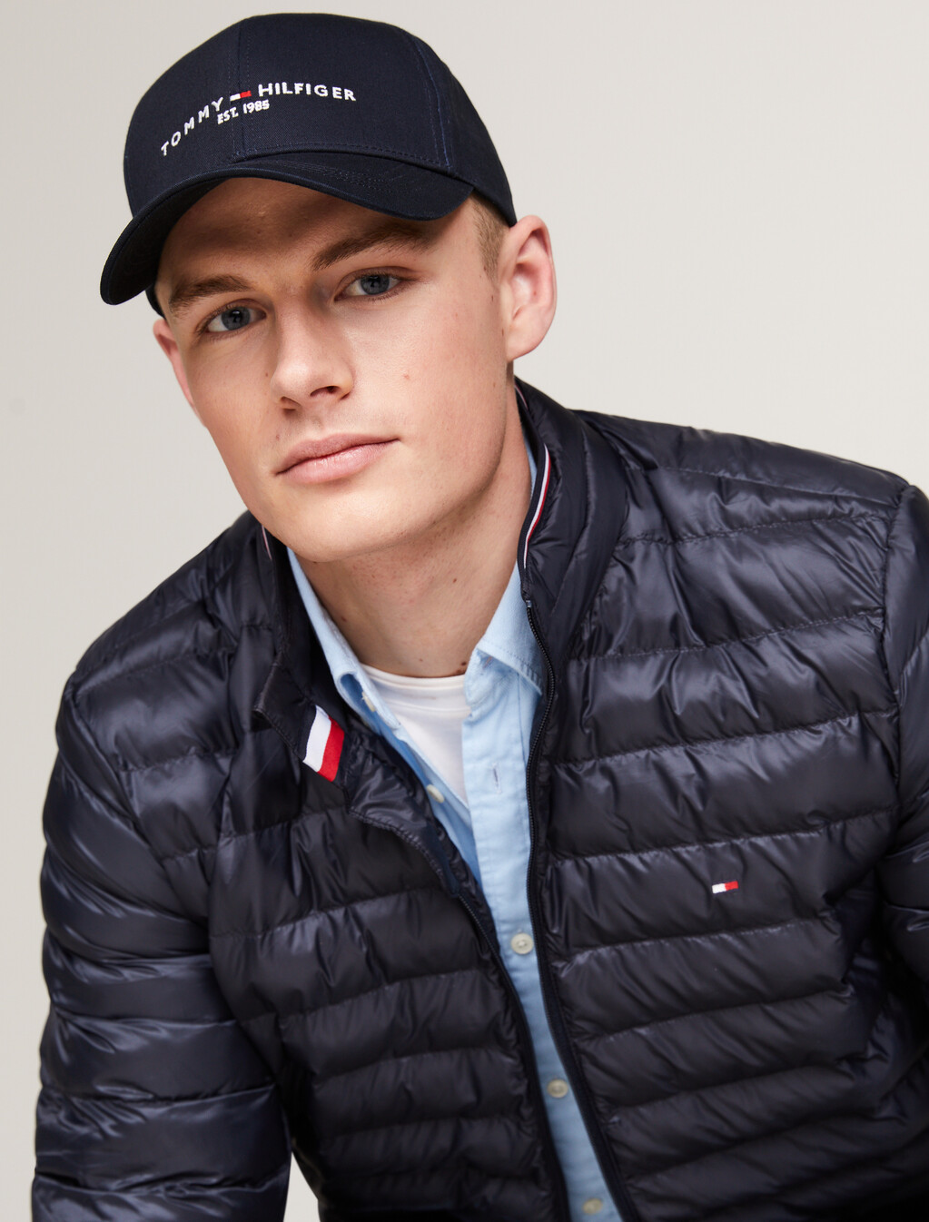 Tommy Hilfiger 經典有機棉棒球帽, Desert Sky, hi-res