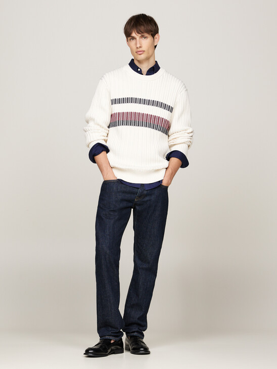 Chunky Rib-Knit Relaxed Jumper