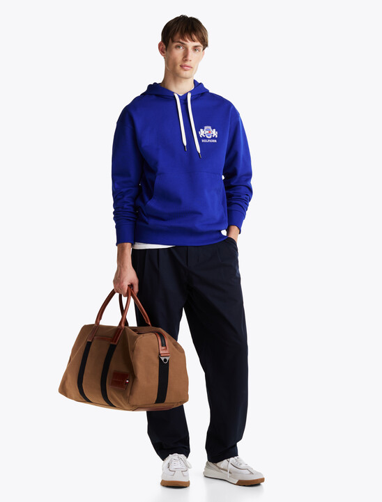 Small Crest Embroidery Hoodie
