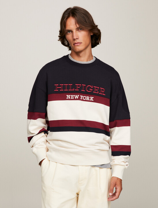 Hilfiger Monotype 拼色運動衫